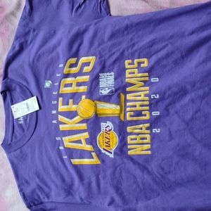 Lakers shirt purple color size L